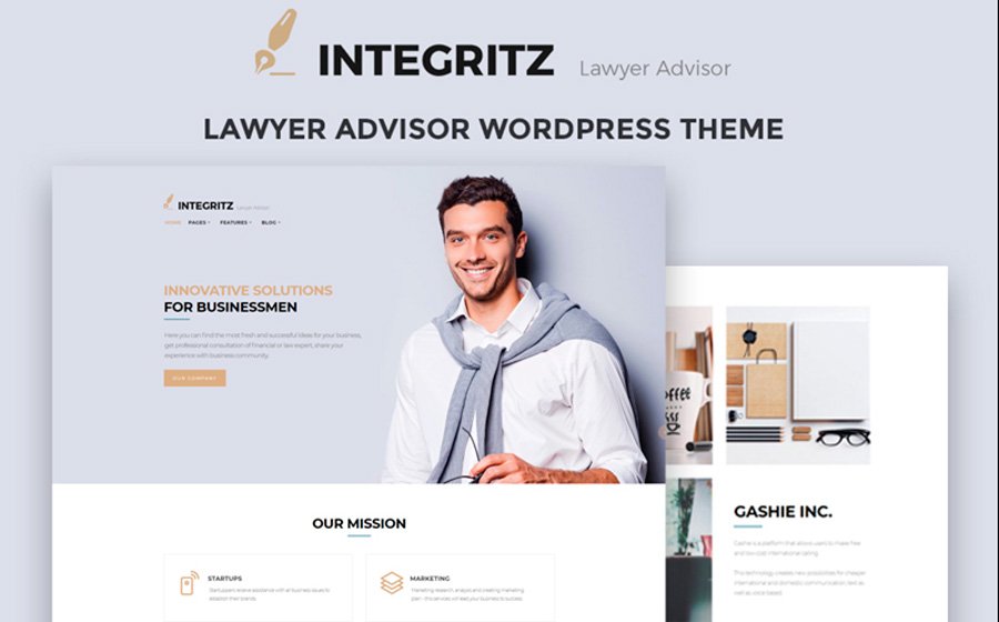 Integritz - Responsive Law Firm Elementor WordPress Theme